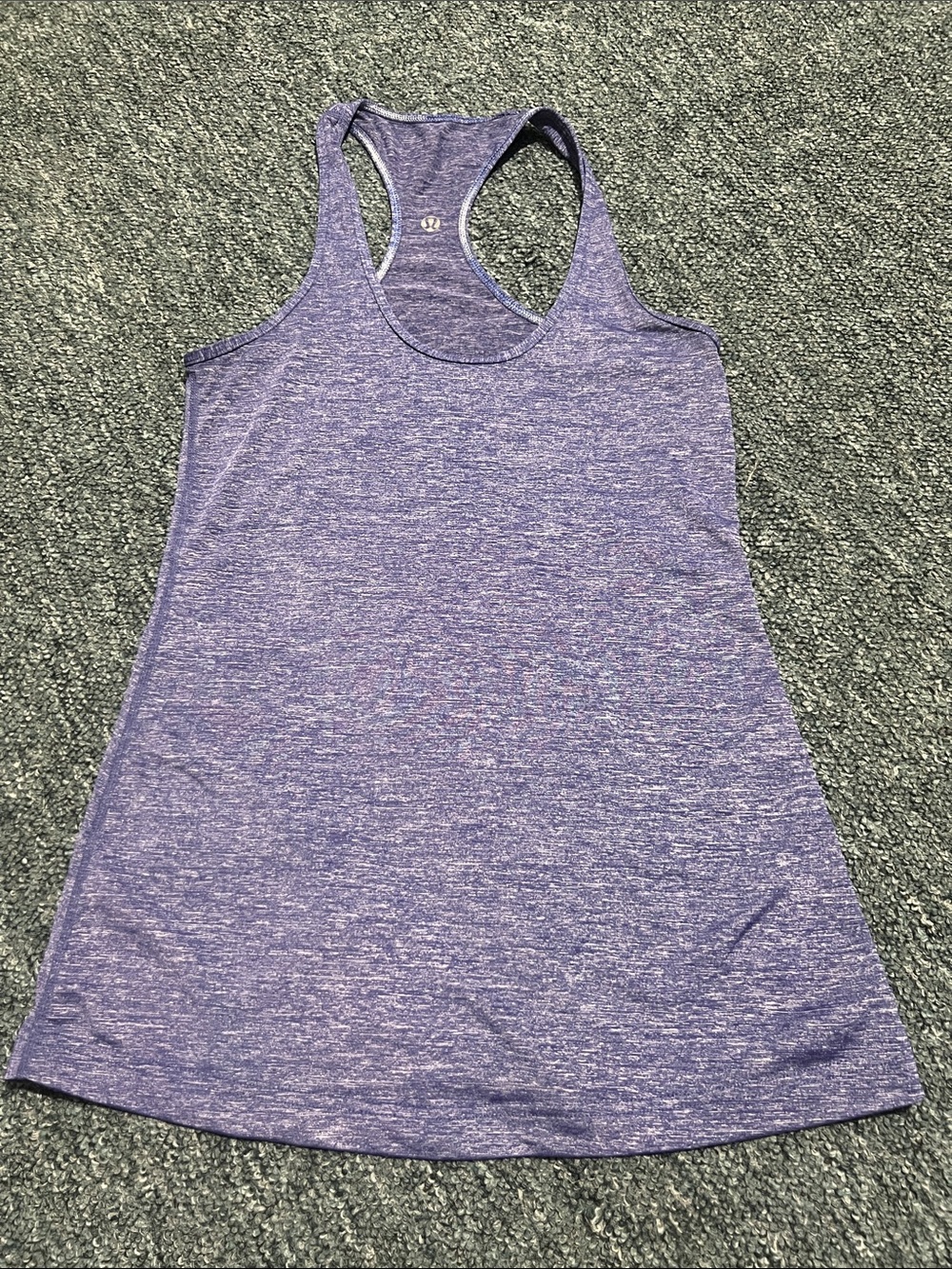 LULULEMON Women’s BLUE  Racerback Tank Top STRETCH gym yoga summer 6 Jetset